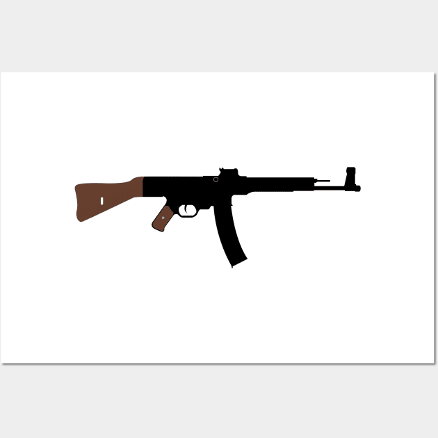 Stg44 Sturmgewehr44 or Mp44 Historical 1943 German assault rifle. Wall Art by FOGSJ